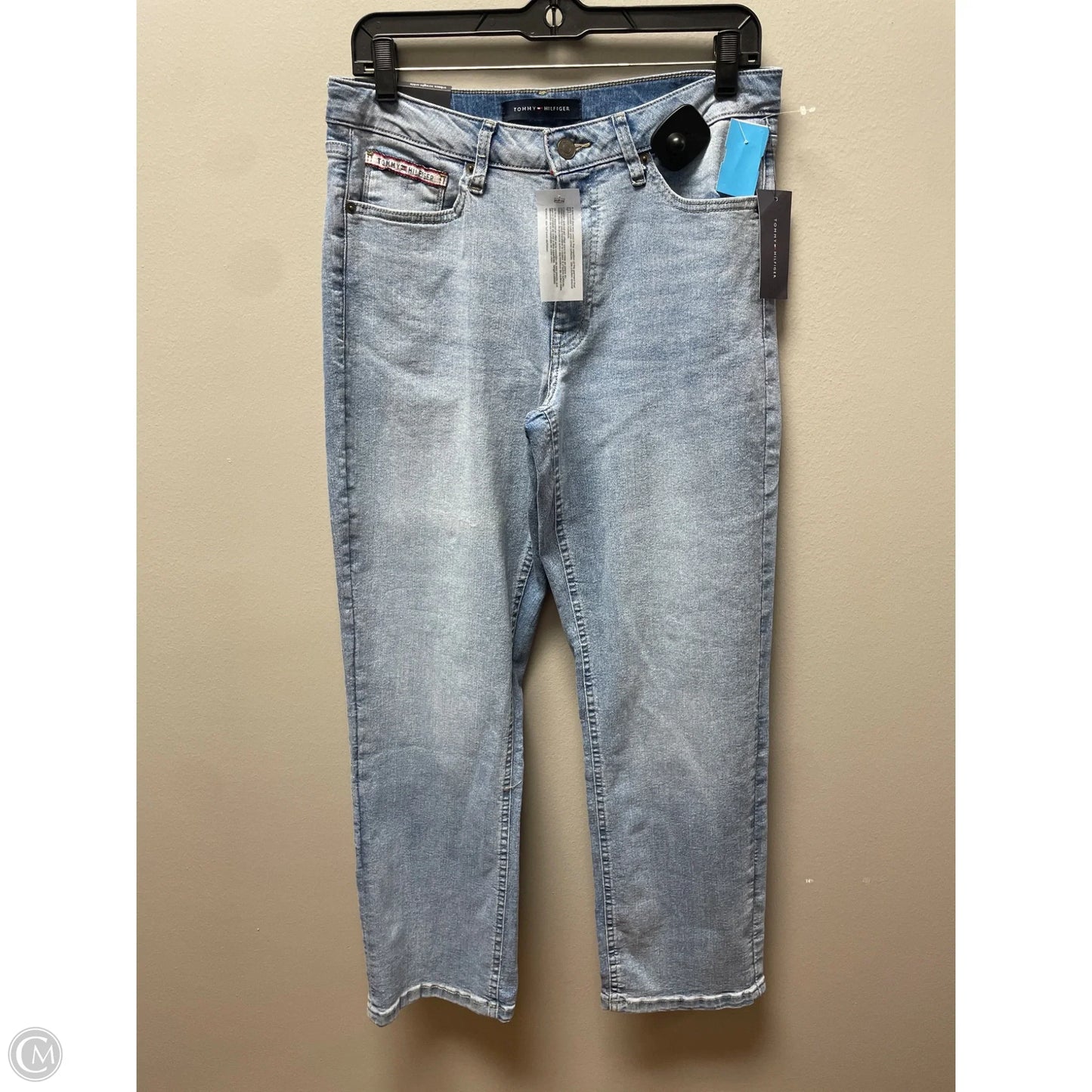 Jeans Straight By Tommy Hilfiger In Blue Denim, Size: 8