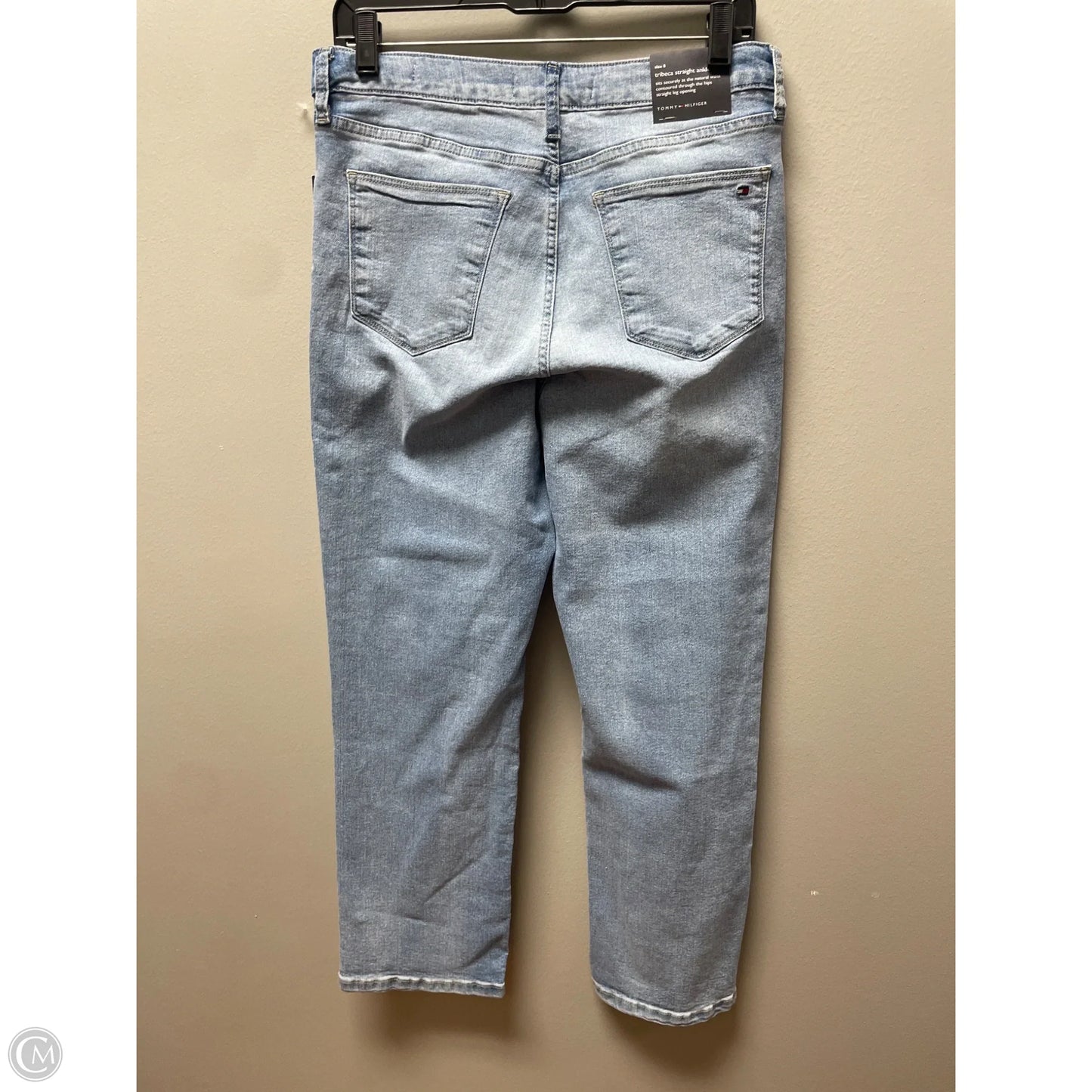 Jeans Straight By Tommy Hilfiger In Blue Denim, Size: 8