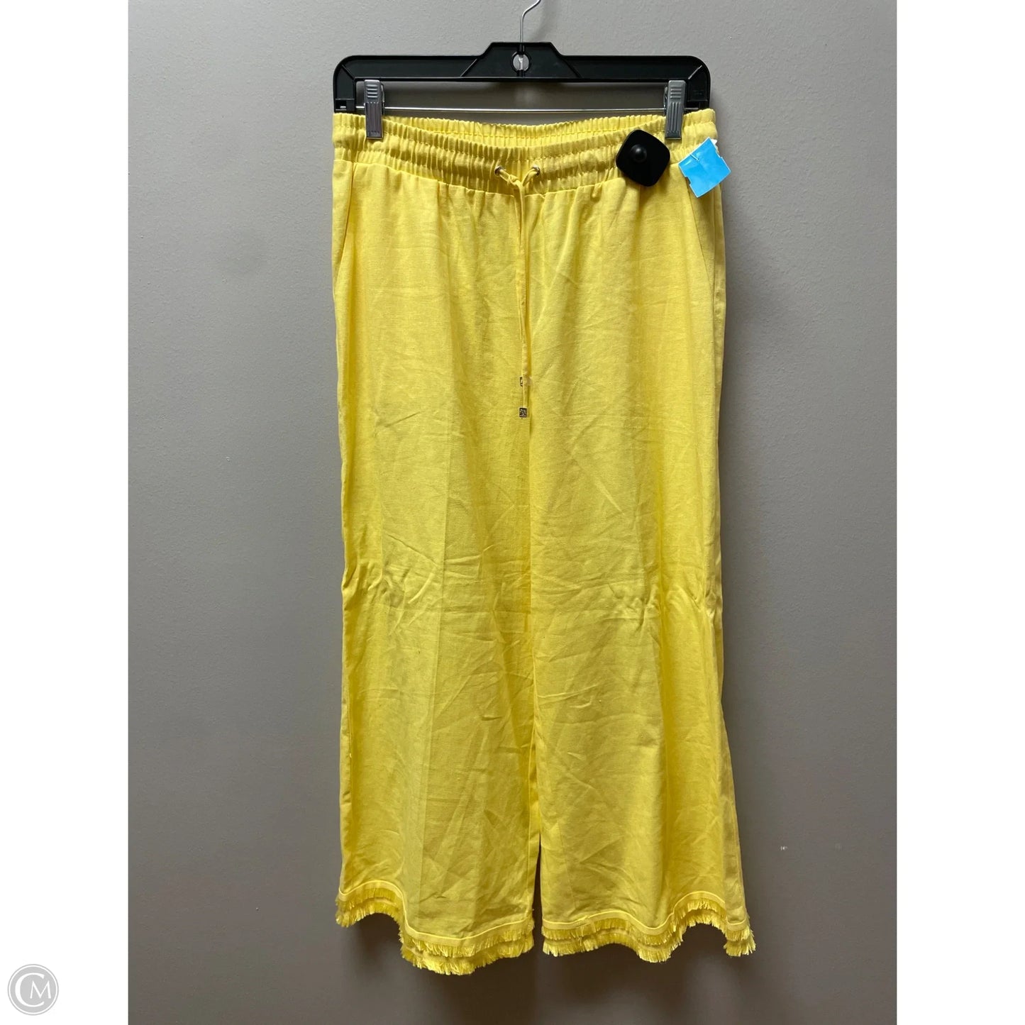 Pants Wide Leg By Anne Klein In Yellow, Size: 4