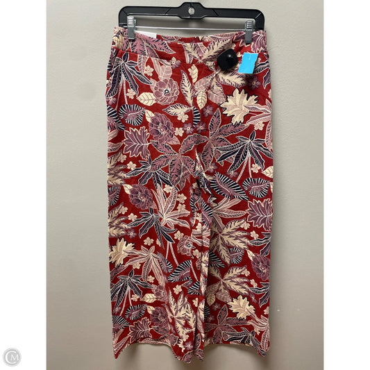 Pants Wide Leg By Jessica Simpson In Purple & Red, Size: 4