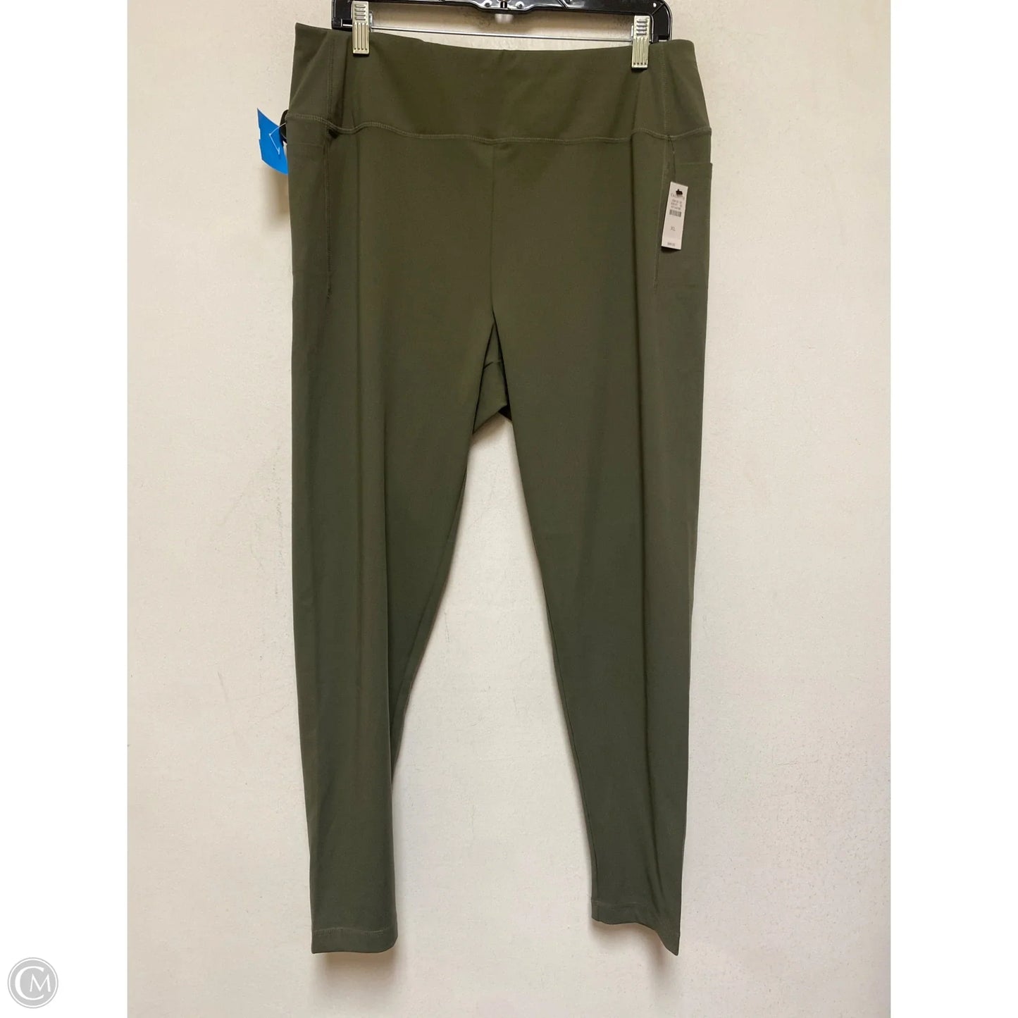 Athletic Leggings By Talbots In Green, Size: Xl