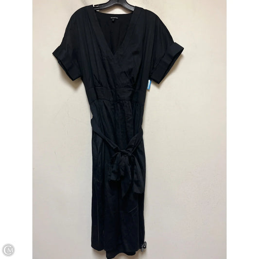 Dress Casual Midi By Who What Wear In Black, Size: L