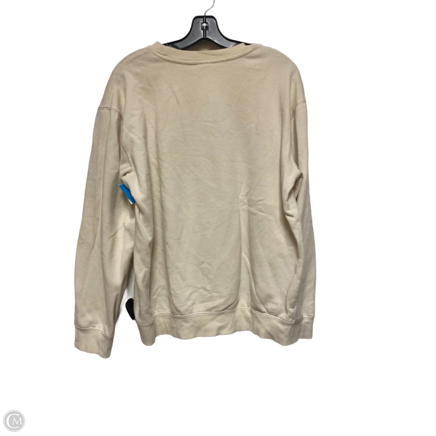Sweatshirt Crewneck By Disney In Cream, Size: L