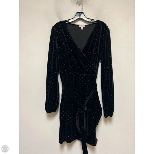 Dress Casual Short By Nine West Apparel In Black & Silver, Size: Xl