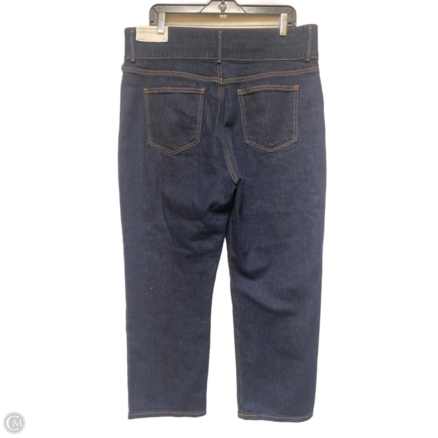 Jeans Cropped By Ann Taylor In Blue Denim, Size: 14