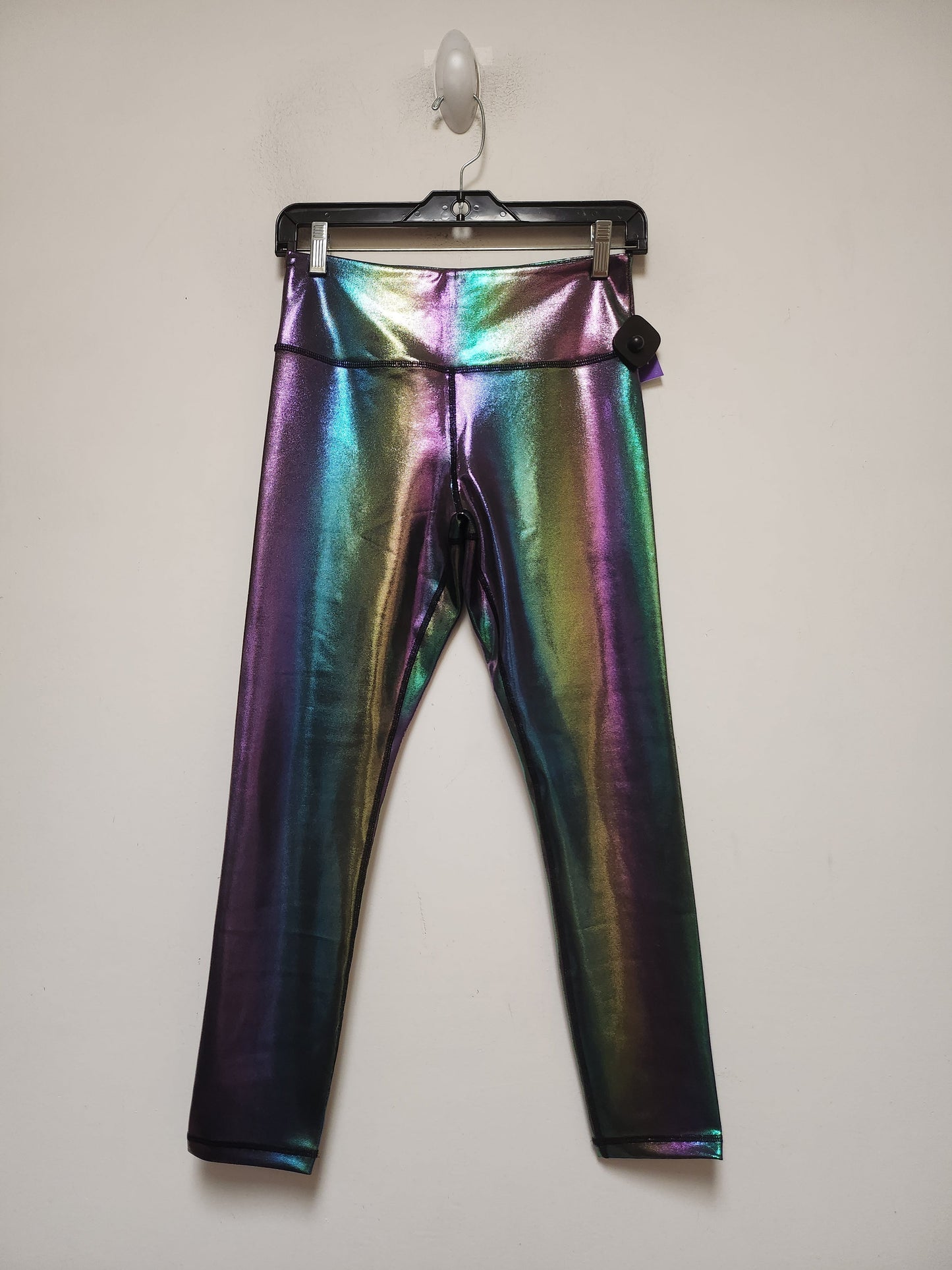 Rainbow Print Athletic Leggings Zyia, Size M