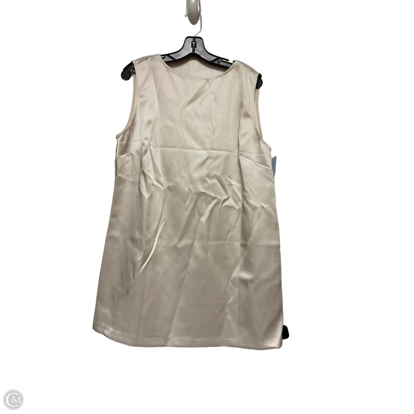 Dress Casual Short By H&m In Cream & Silver, Size: L