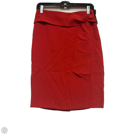 Skirt Mini & Short By Ann Taylor In Orange, Size: 0