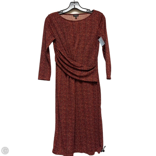 Dress Casual Midi By Talbots In Multi-colored, Size: Xs