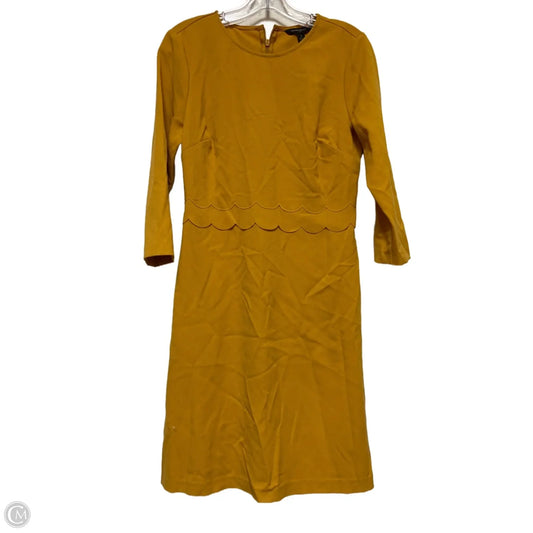 Dress Casual Midi By Banana Republic In Yellow, Size: S