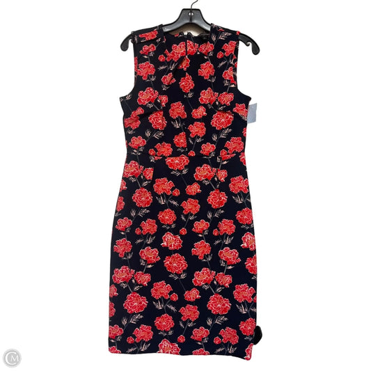 Dress Casual Midi By Banana Republic In Floral Print, Size: S