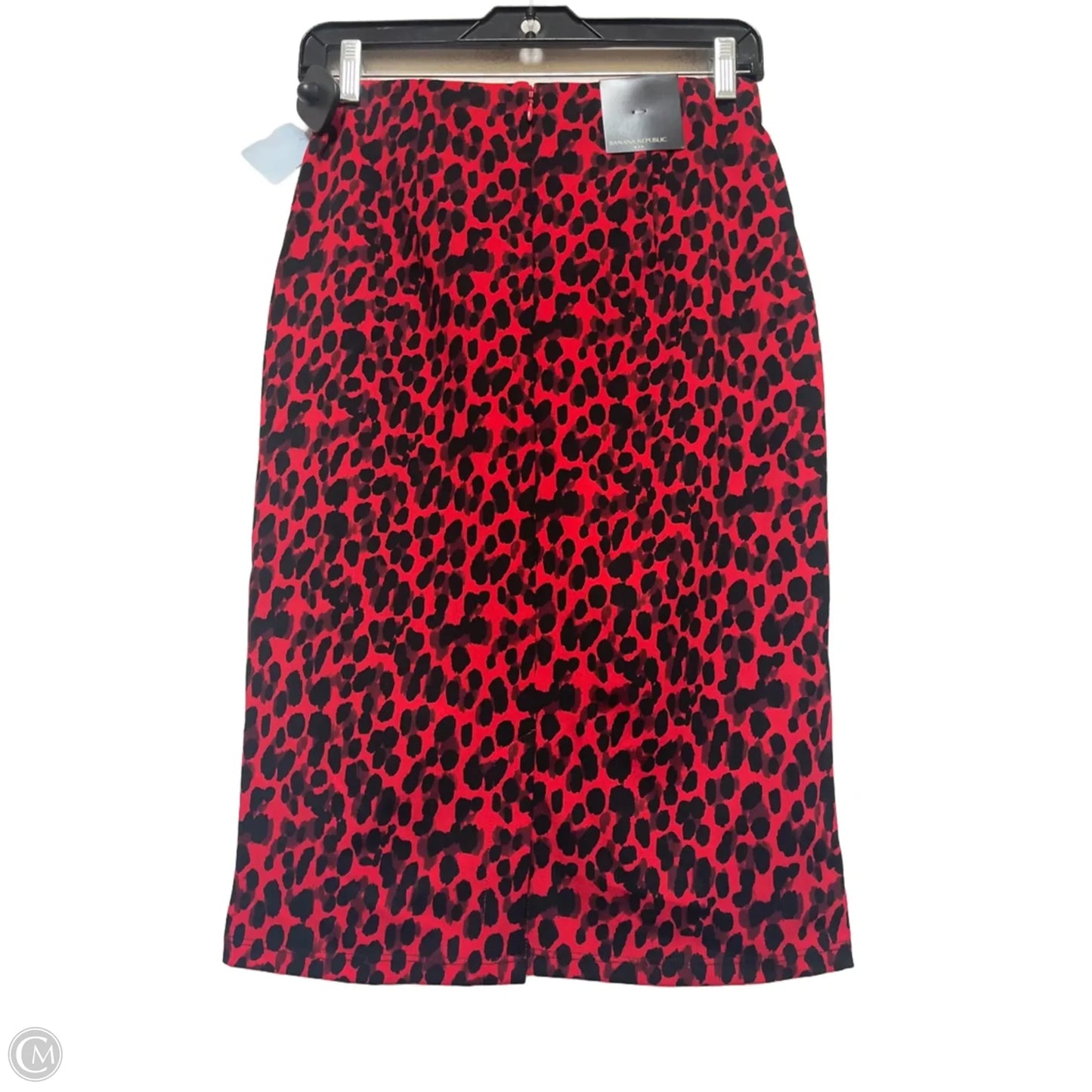 Skirt Midi By Banana Republic In Leopard Print, Size: 0