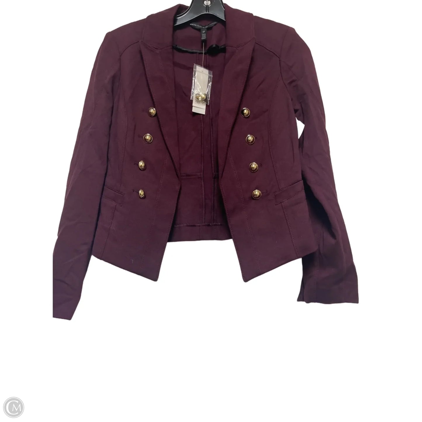 Blazer By White House Black Market In Maroon, Size: S