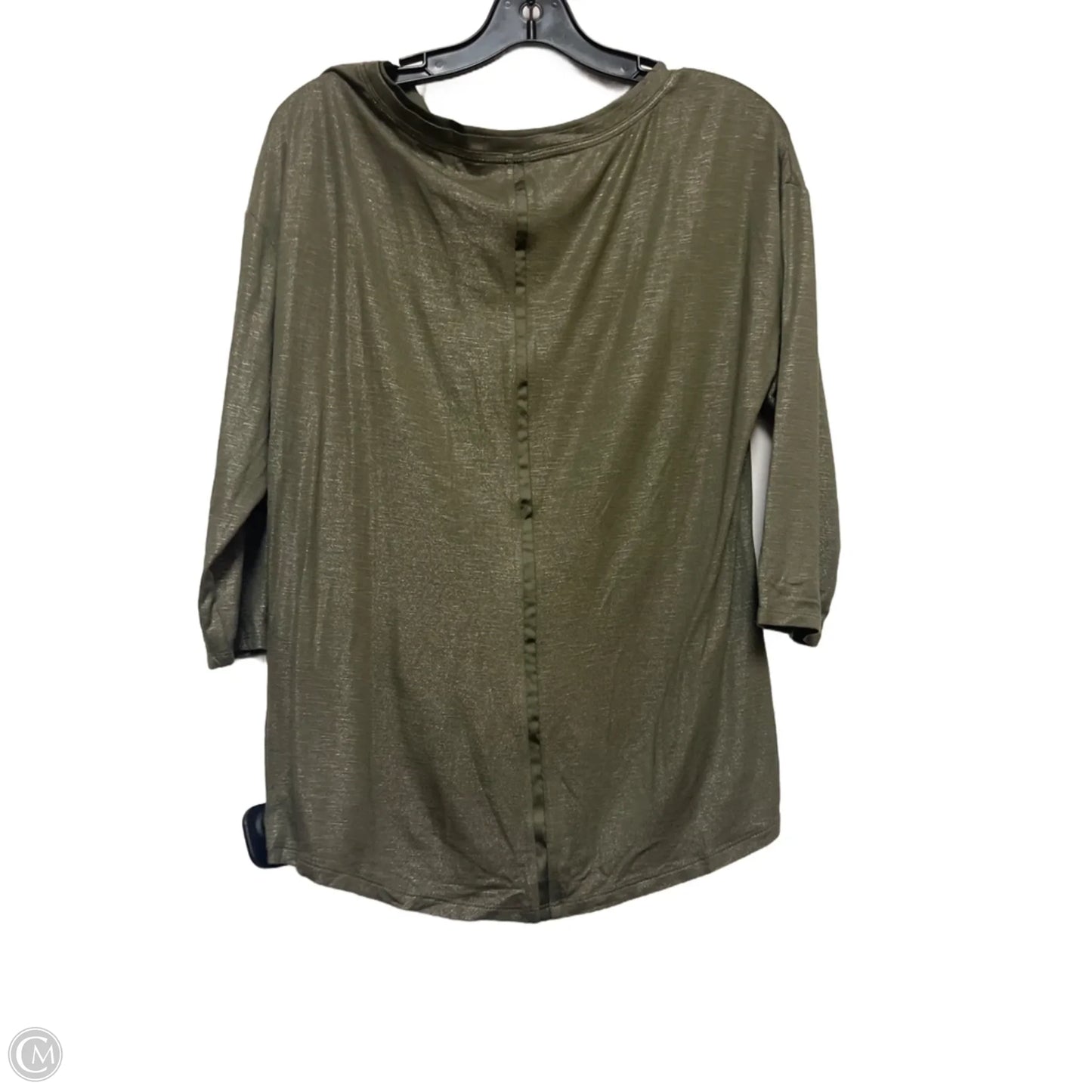 Top Long Sleeve By White House Black Market In Green, Size: Xs