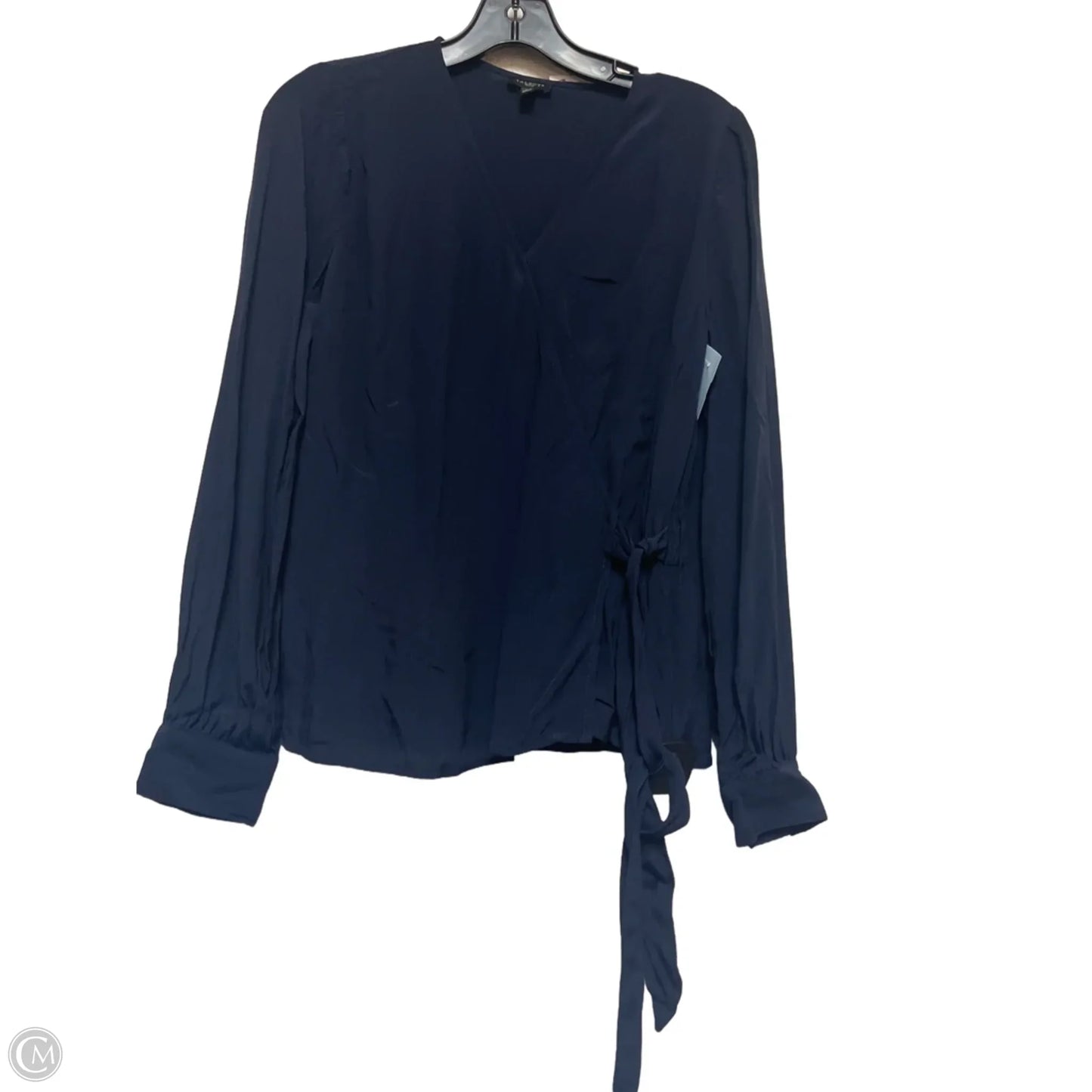 Top Long Sleeve By Talbots In Navy, Size: S