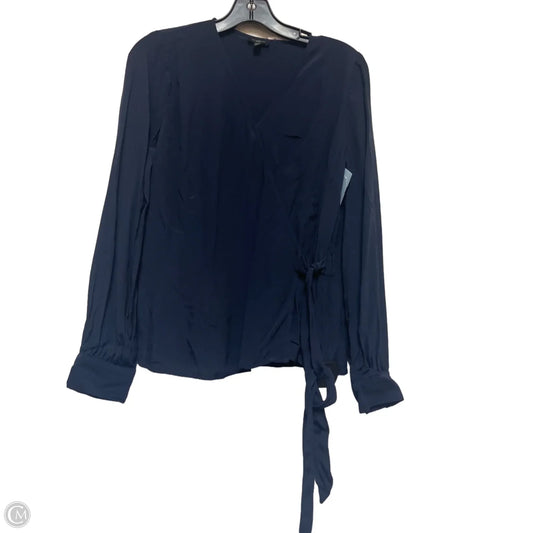 Top Long Sleeve By Talbots In Navy, Size: S