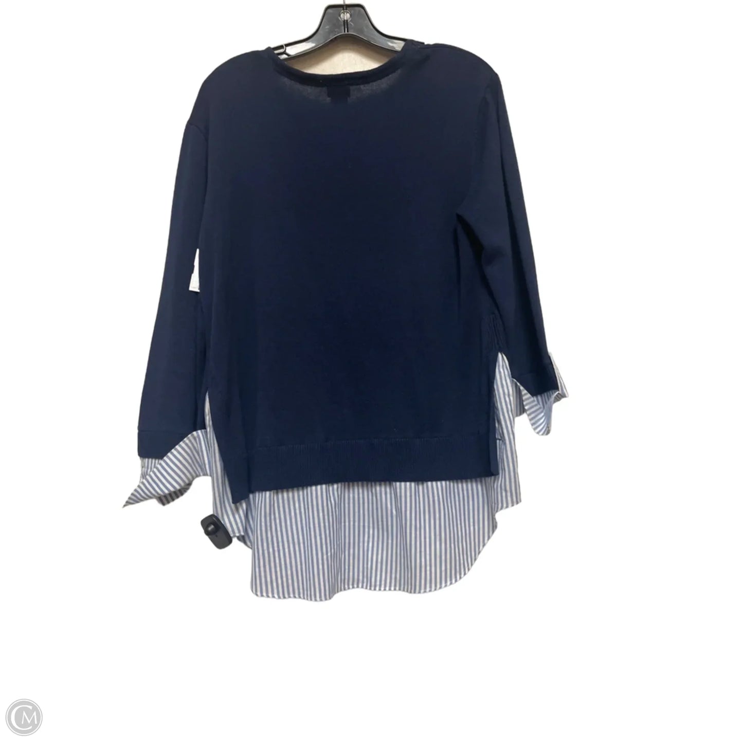 Top Long Sleeve By Chicos In Blue, Size: M