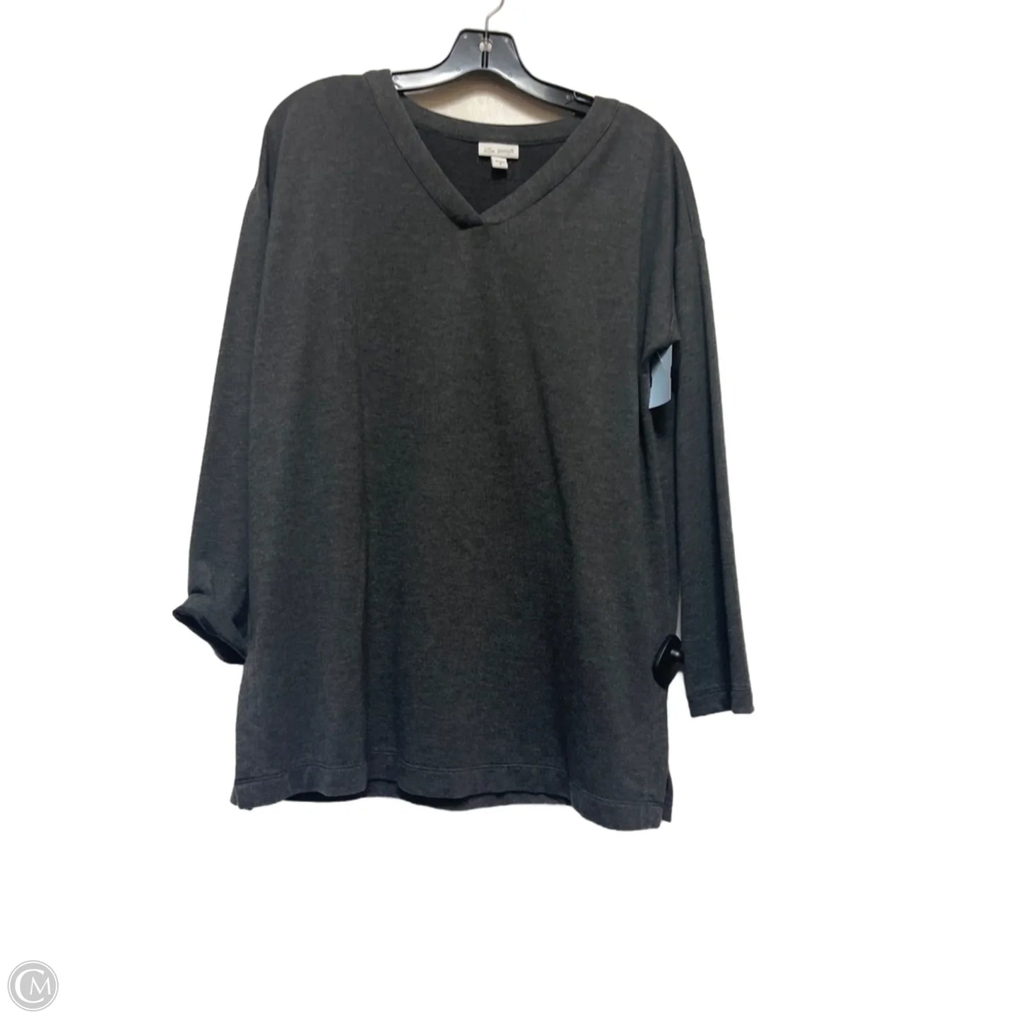 Top Long Sleeve By Pure Jill In Grey, Size: M