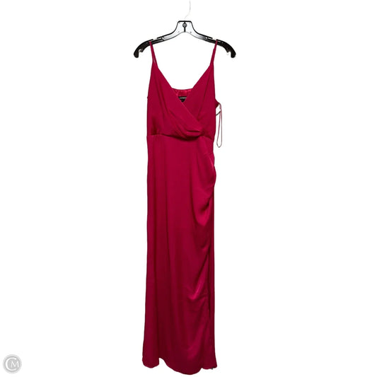 Dress Casual Maxi By Express In Pink, Size: M