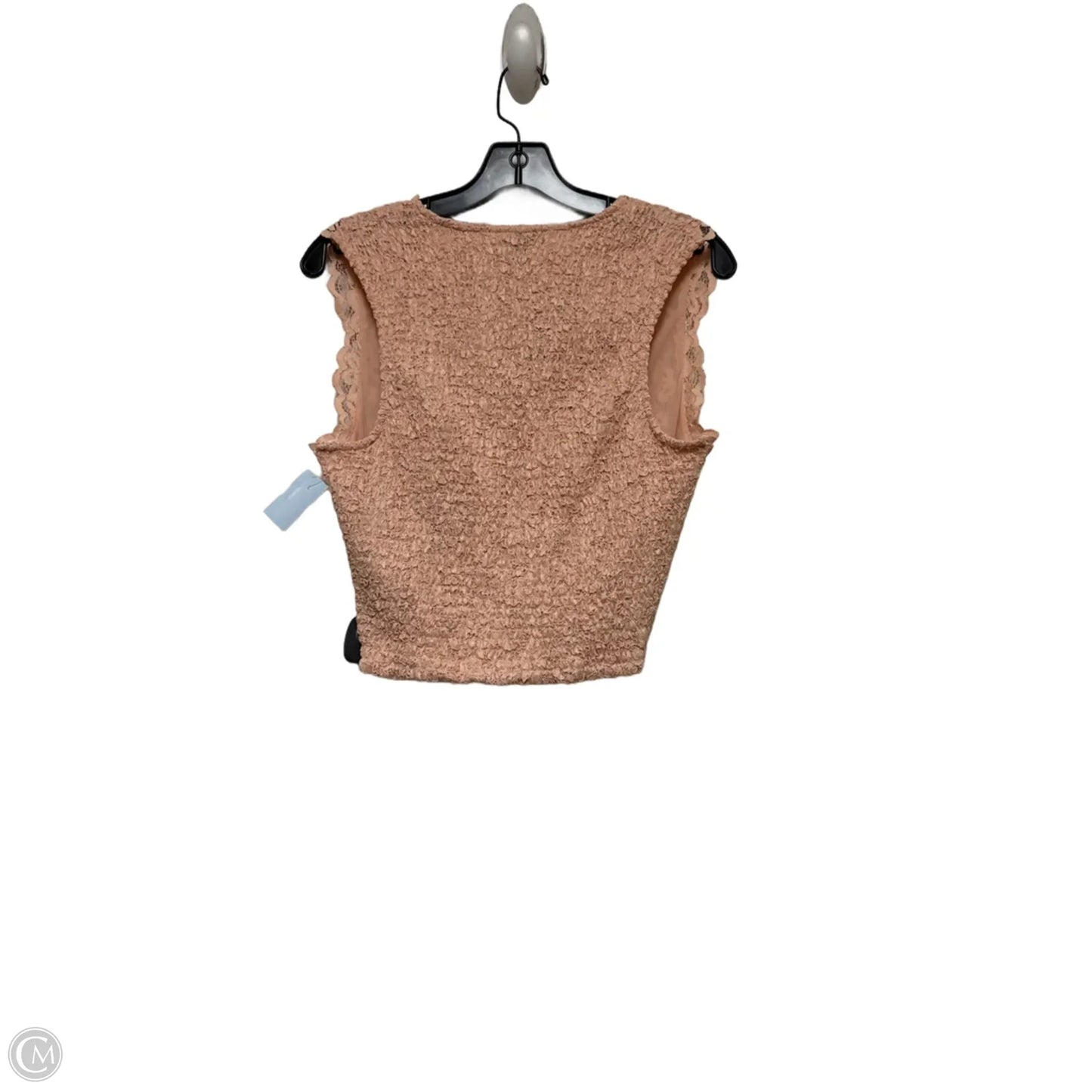 Top Sleeveless By Express In Peach, Size: M