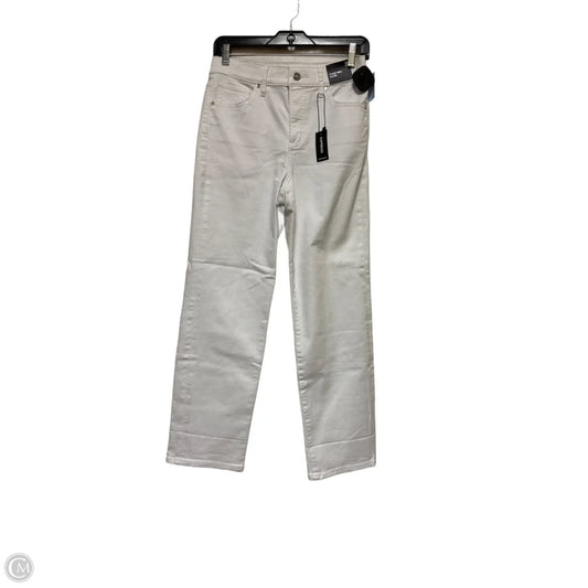 Jeans Straight By Express In White, Size: 2