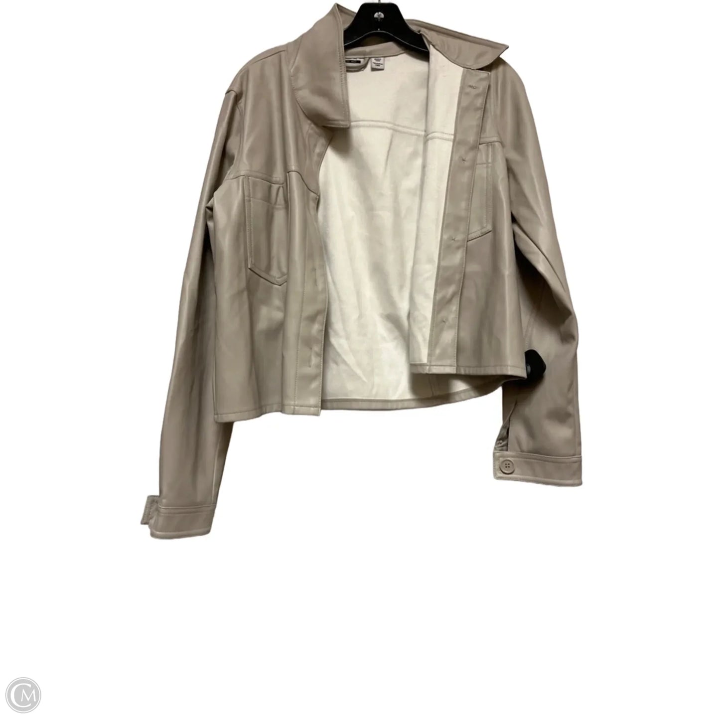 Jacket Other By Clothes Mentor In Tan, Size: M