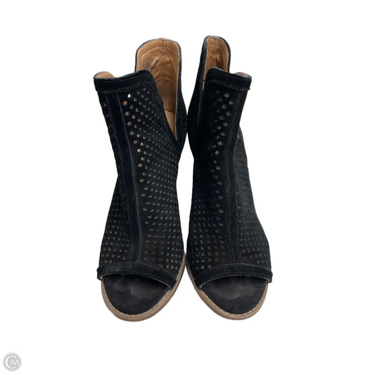 Sandals Heels Block By Lucky Brand In Black, Size: 6.5