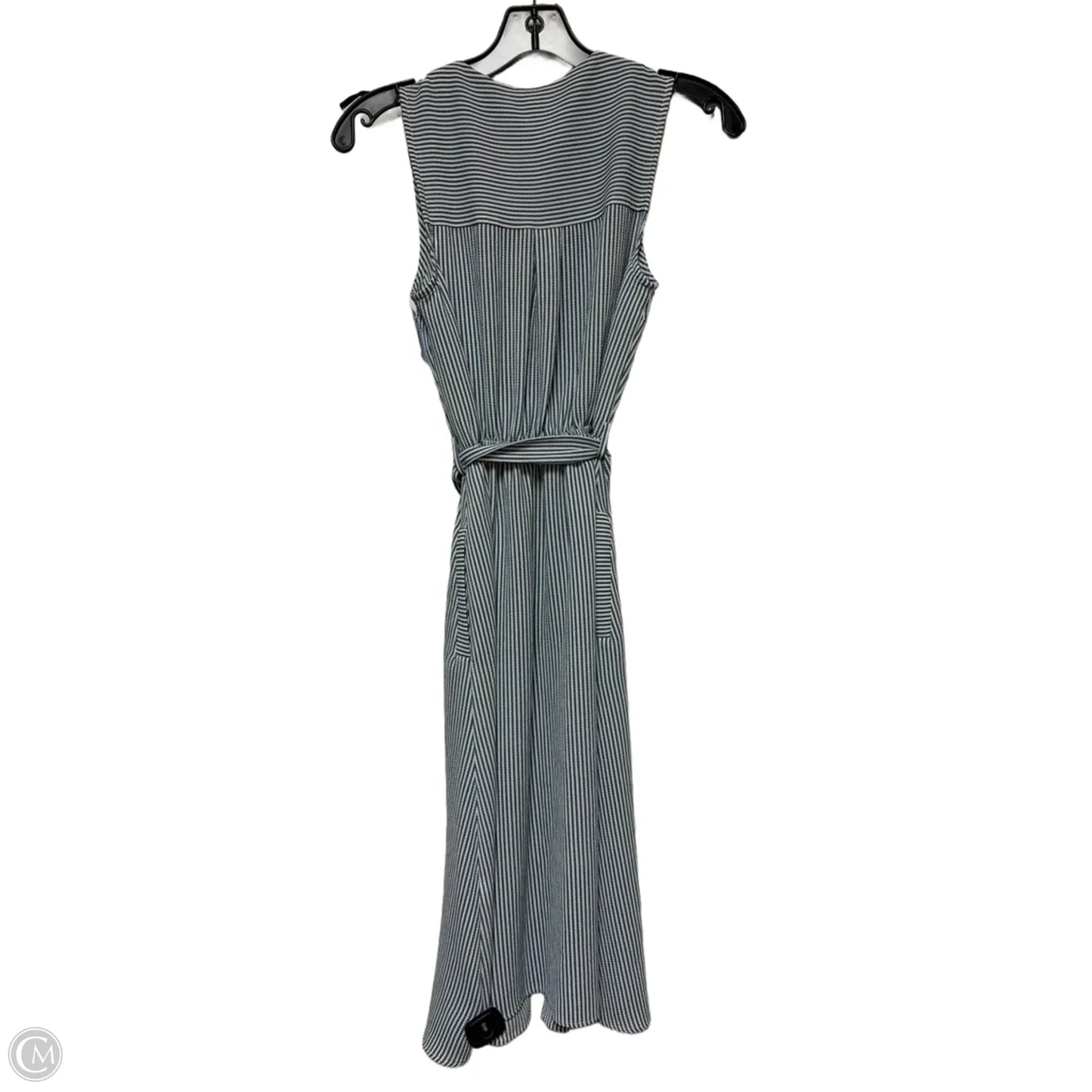 Dress Casual Midi By Monteau In Striped Pattern, Size: Xs