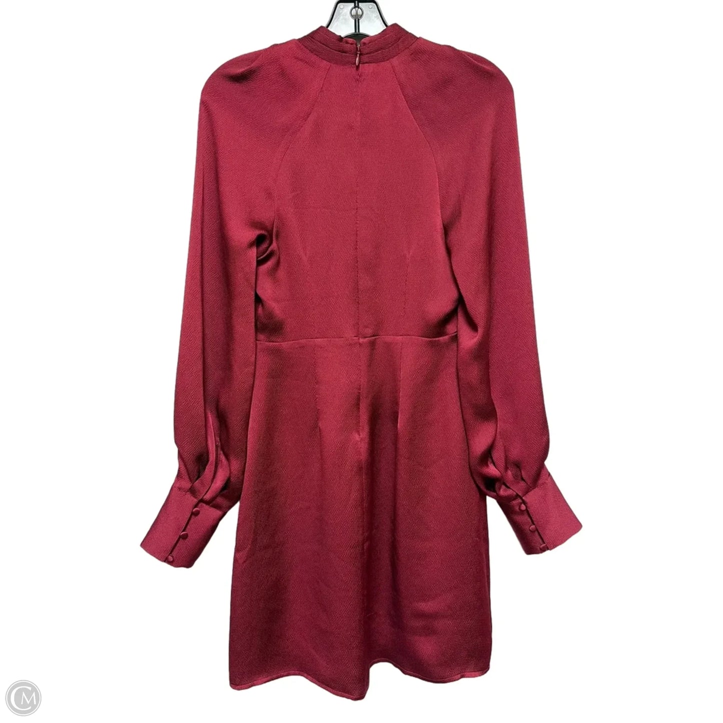 Dress Casual Short By Express In Maroon, Size: Xs