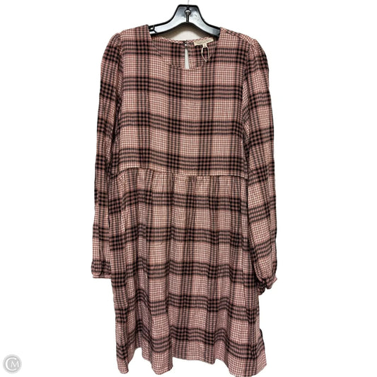 Dress Casual Short By Copper Key In Plaid Pattern, Size: M