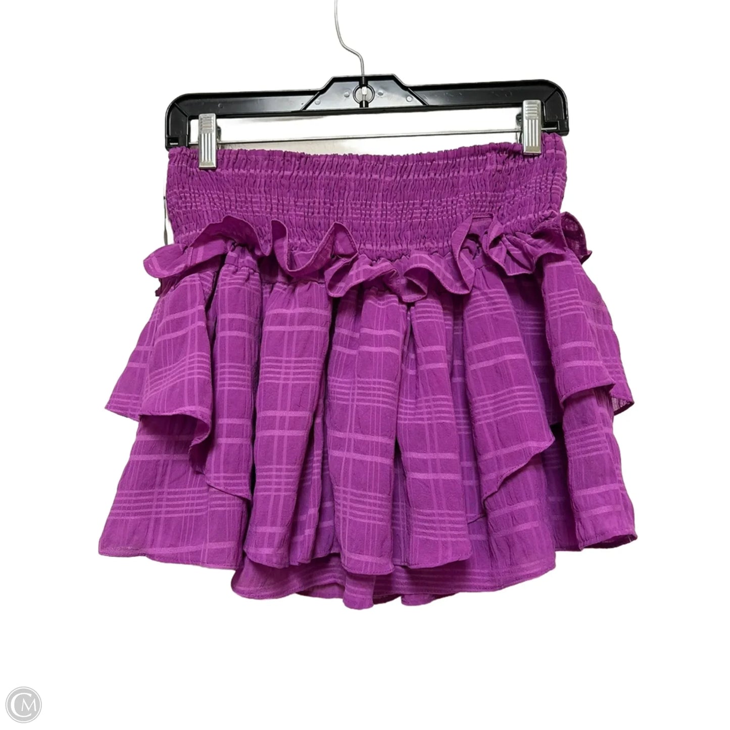 Skirt Mini & Short By Do + Be In Purple, Size: 8