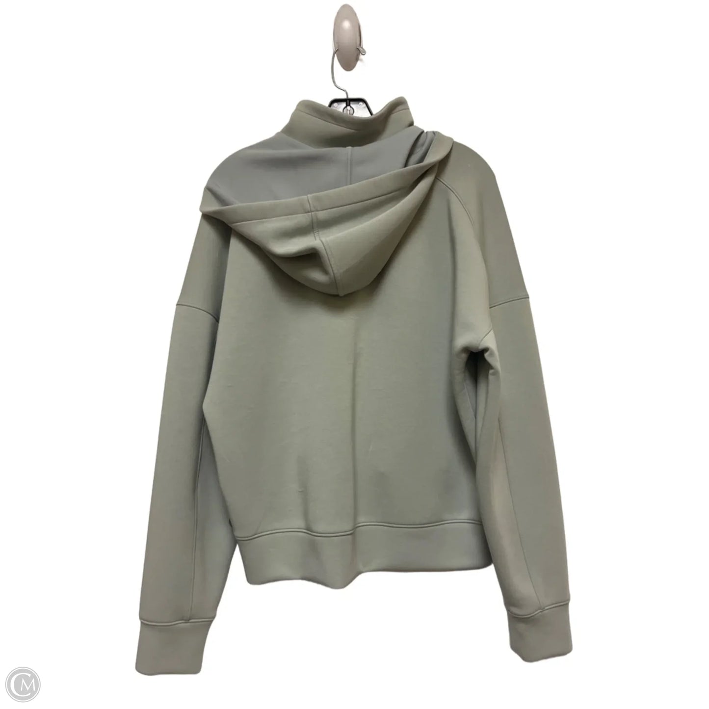 Athletic Top Long Sleeve Hoodie By Calia In Green, Size: M