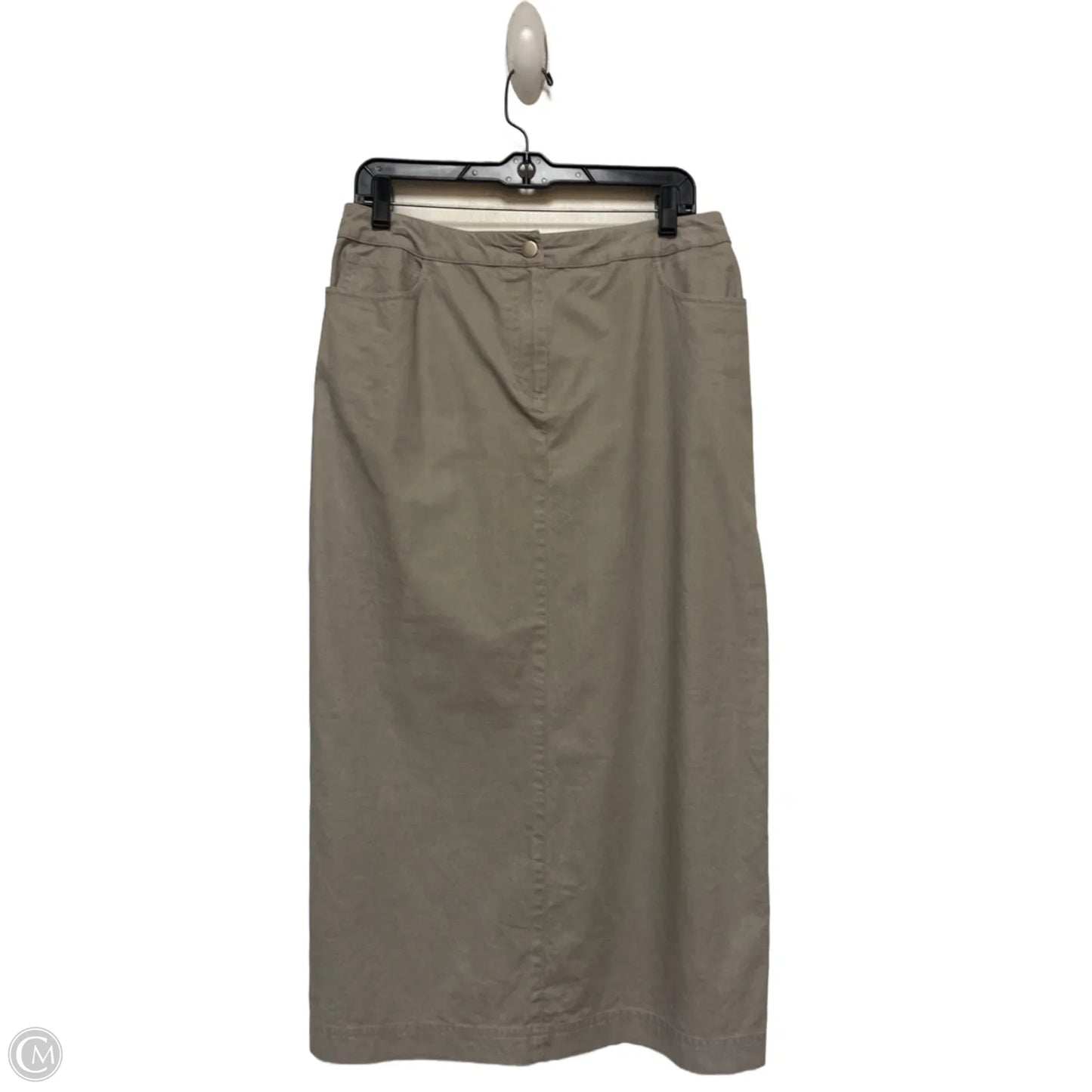 Skirt Midi By Eileen Fisher In Tan, Size: S