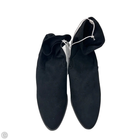 Boots Ankle Heels By Universal Thread In Black, Size: 6.5