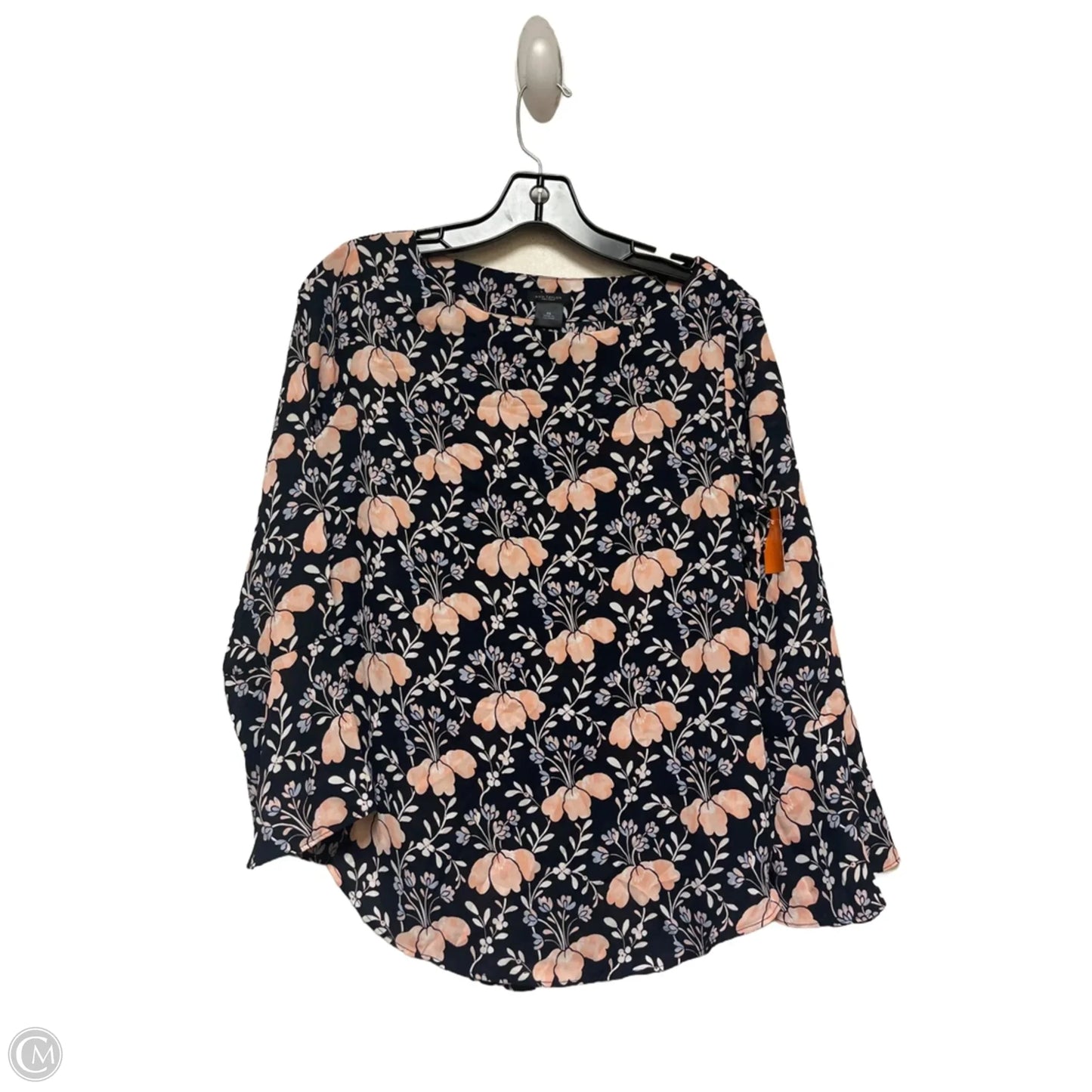 Top Long Sleeve By Ann Taylor In Floral Print, Size: Xs