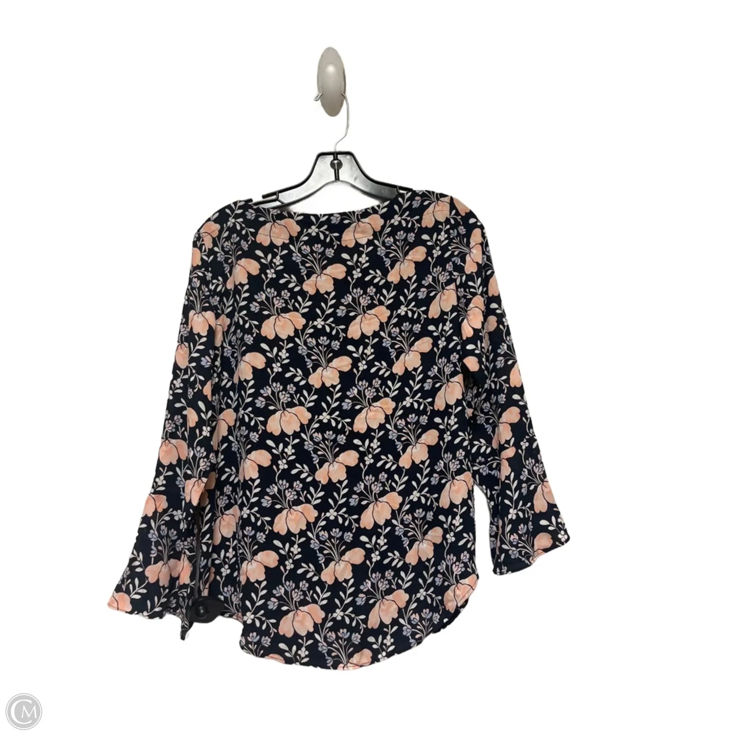 Top Long Sleeve By Ann Taylor In Floral Print, Size: Xs