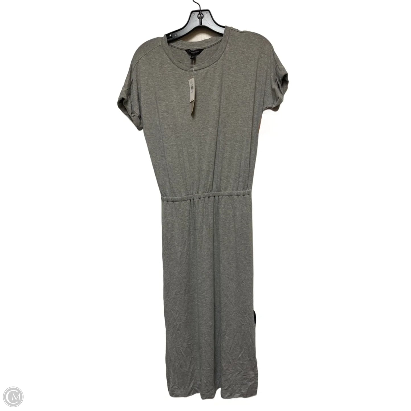 Dress Casual Midi By Banana Republic In Grey, Size: Xs