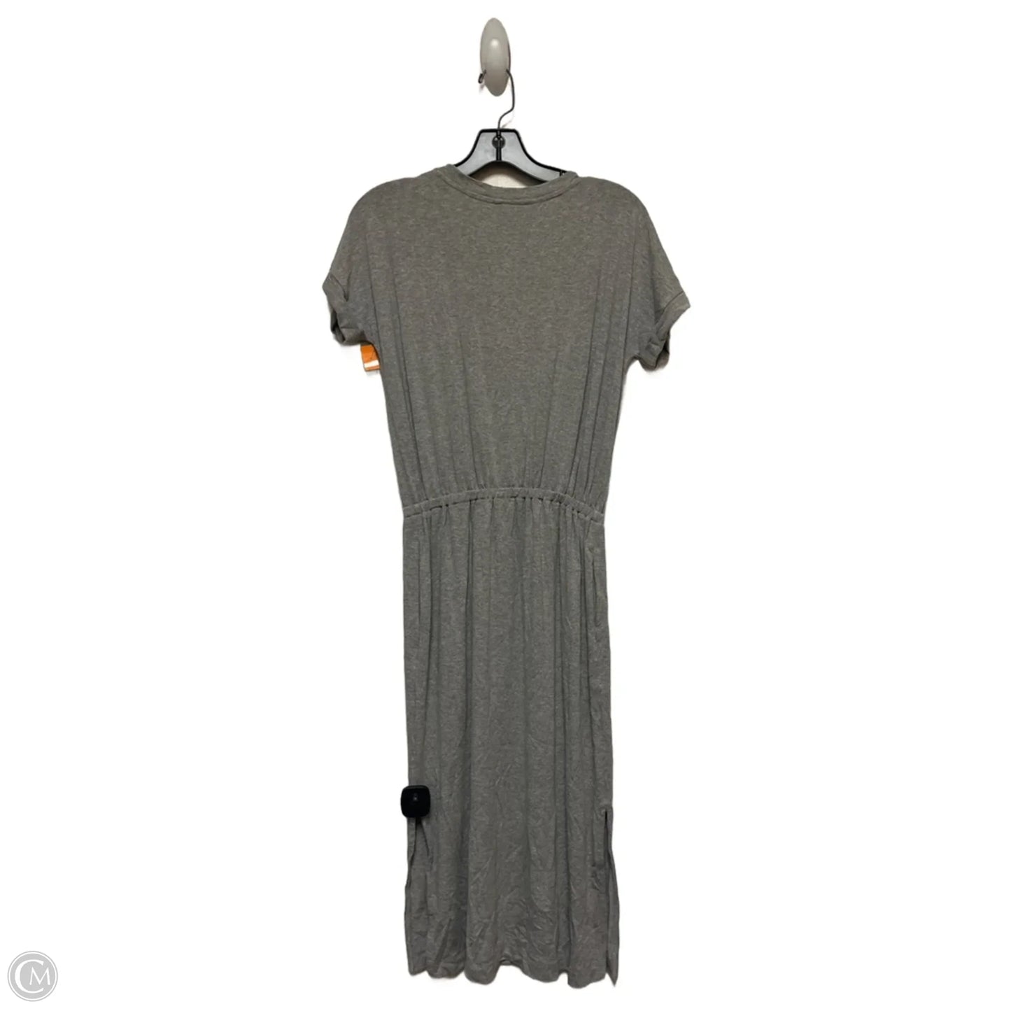 Dress Casual Midi By Banana Republic In Grey, Size: Xs