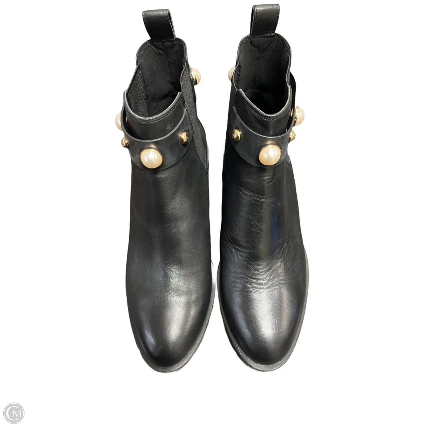 Boots Designer By Karl Lagerfeld In Black, Size: 9.5