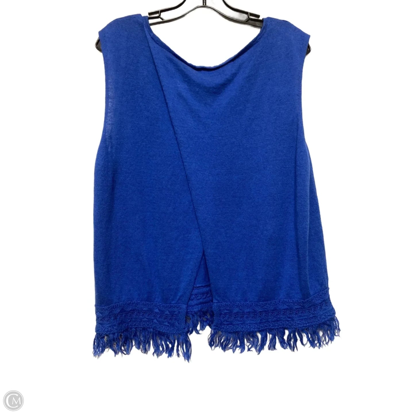 Top Sleeveless Designer By Lilly Pulitzer In Blue, Size: L