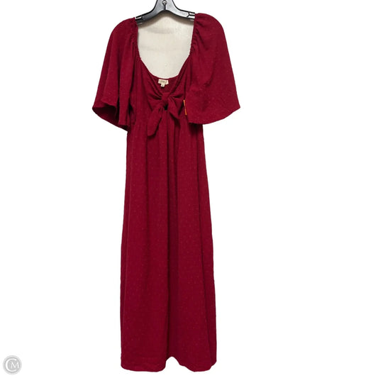 Dress Casual Maxi By Clothes Mentor In Red, Size: Xl