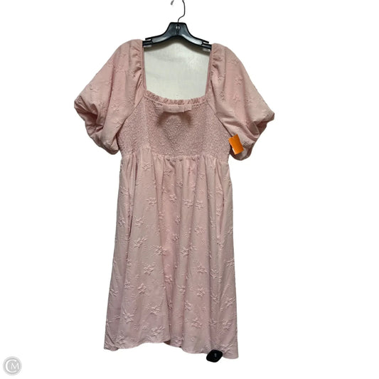 Dress Casual Short By Arula In Pink, Size: Xl