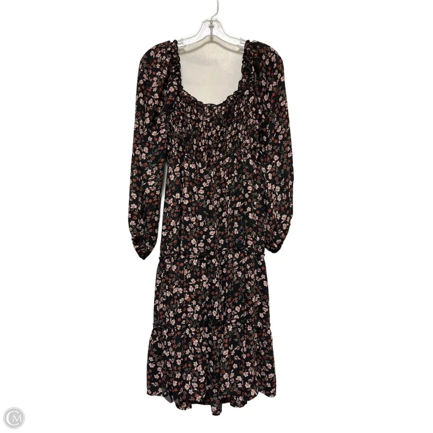 Dress Casual Midi By Auw In Floral Print, Size: Xl