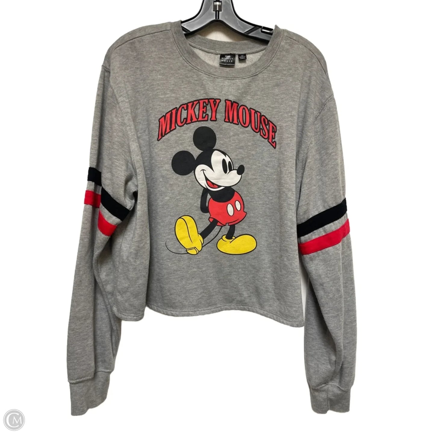 Sweatshirt Crewneck By Disney In Grey, Size: 2x