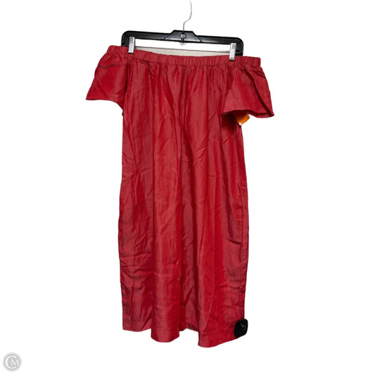 Dress Casual Short By Chelsea And Theodore In Red, Size: S
