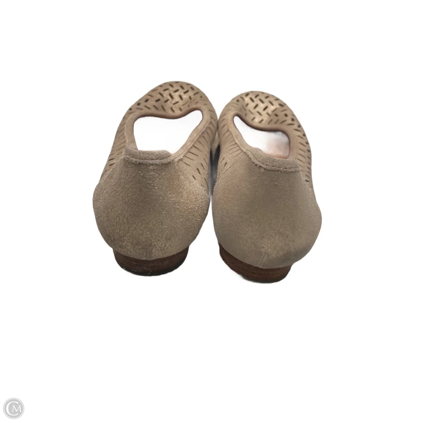 Shoes Flats By Clarks In Gold, Size: 6.5