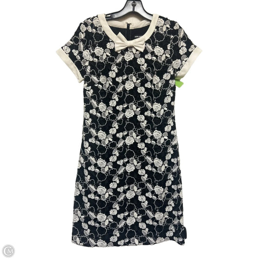 Dress Designer By Karl Lagerfeld In Black & White, Size: S