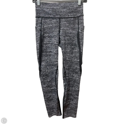 Athletic Leggings By Lululemon In Black & White, Size: 6