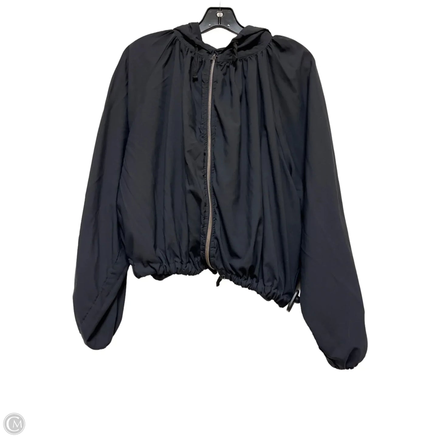 Jacket Windbreaker By Free People In Black, Size: Xs