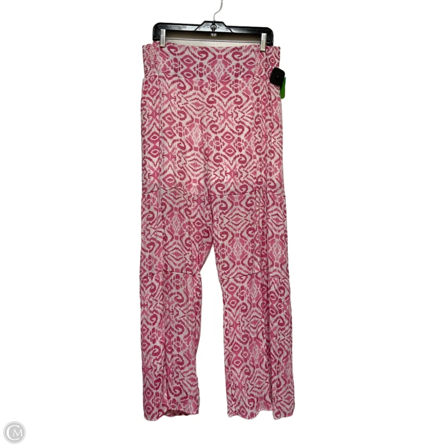 Pants Wide Leg By Nanette By Nanette Lepore In Pink & White, Size: 8